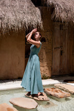 Load image into Gallery viewer, ANITA DRESS IN CELADON GREEN LINEN