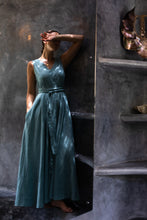 Load image into Gallery viewer, ANITA DRESS IN CELADON GREEN LINEN
