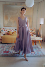 Load image into Gallery viewer, ANITA DRESS IN LILAC LINEN