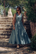 Load image into Gallery viewer, ANITA DRESS IN CELADON GREEN LINEN