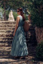 Load image into Gallery viewer, ANITA DRESS IN CELADON GREEN LINEN