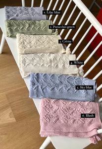 BABY BLANKET IN BLUSH