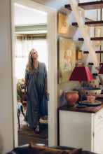 Load image into Gallery viewer, ANNA DRESS IN GREY LINEN