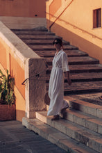 Load image into Gallery viewer, GABRIELLE JUMPSUIT IN WHITE LINEN