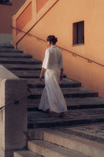 Load image into Gallery viewer, GABRIELLE JUMPSUIT IN WHITE LINEN