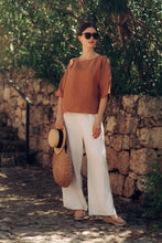 Load image into Gallery viewer, GIA SHIRT IN RUST LINEN