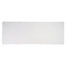 Load image into Gallery viewer, HAAPSALU SCARF WITH QUEEN SILVIA PATTERN IN WHITE
