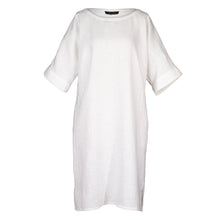 Load image into Gallery viewer, LARA DRESS IN WHITE LINEN