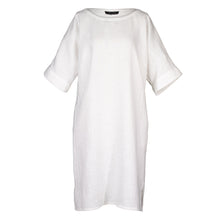 Load image into Gallery viewer, LARA DRESS IN WHITE LINEN