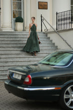 Load image into Gallery viewer, HELENA GOWN IN EMERALD GREEN LINEN