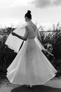 ANITA DRESS IN WHITE LINEN