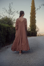 Load image into Gallery viewer, ANNA DRESS IN TERRACOTTA LINEN
