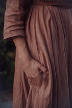 Load image into Gallery viewer, ANNA DRESS IN TERRACOTTA LINEN