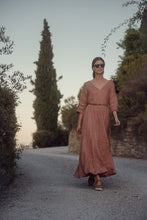 Load image into Gallery viewer, ANNA DRESS IN TERRACOTTA LINEN