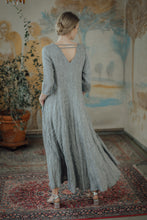 Load image into Gallery viewer, ANNA DRESS IN GREY LINEN