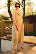 Load image into Gallery viewer, CARLA DRESS IN NATURAL LINEN