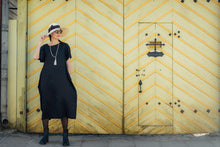 Load image into Gallery viewer, ELIN DRESS IN BLACK LINEN