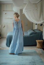 Load image into Gallery viewer, EMMA DRESS IN LIGHT BLUE LINEN