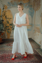 Load image into Gallery viewer, EMMA DRESS IN WHITE LINEN