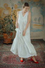 Load image into Gallery viewer, EMMA DRESS IN WHITE LINEN