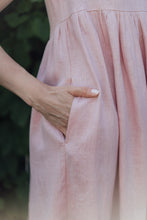 Load image into Gallery viewer, EMMA DRESS IN BLUSH LINEN