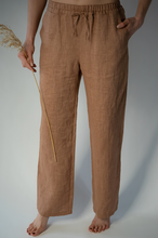 Load image into Gallery viewer, HOLM TROUSERS IN TERRACOTTA LINEN