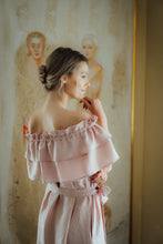 Load image into Gallery viewer, MIA BLUSH LINEN MAXI DRESS