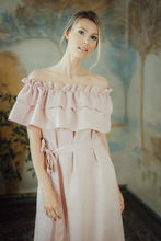 Load image into Gallery viewer, MIA BLUSH LINEN MAXI DRESS