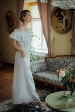 Load image into Gallery viewer, MIA WHITE LINEN MAXI DRESS