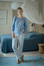 Load image into Gallery viewer, HOLM TROUSERS IN WHITE LINEN