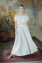 Load image into Gallery viewer, SOPHIA LINEN SKIRT IN WHITE